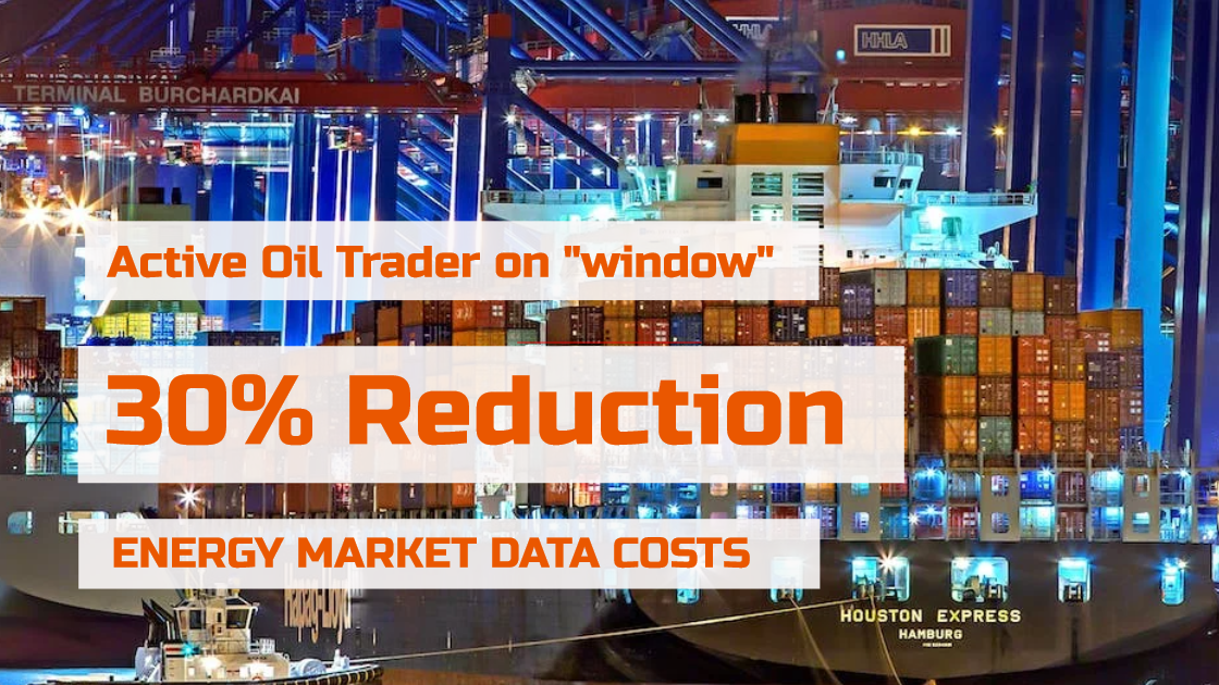 Oil trader saves 30 percent market data cost
